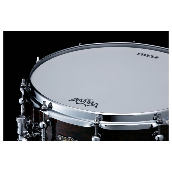 Tama Star Reserve Bubinga/Walnut 14" x 5" Snare Drum, Gloss Cordia