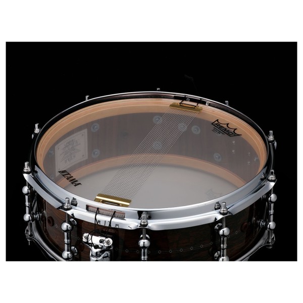 Tama Star Reserve Bubinga/Walnut 14" x 5" Snare Drum, Gloss Cordia