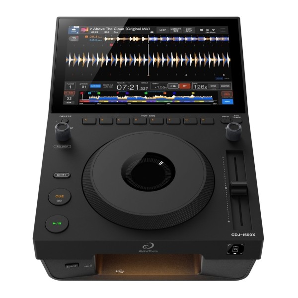 AlphaTheta CDJ-1500X DJ Multi Player - Front Top