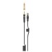 Sennheiser HD 480 Pro Closed Back Headphones Mini XLR Cable Front View
