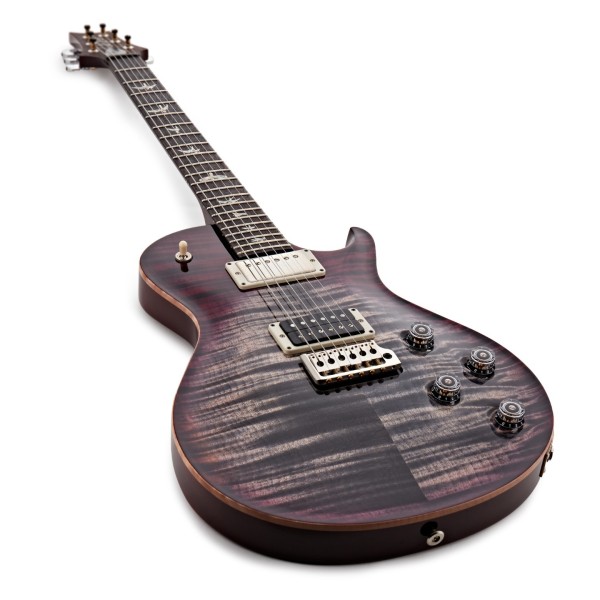 PRS Tremonti Trem, Charcoal Purple Burst, Natural Binding #0415741 - angled shot