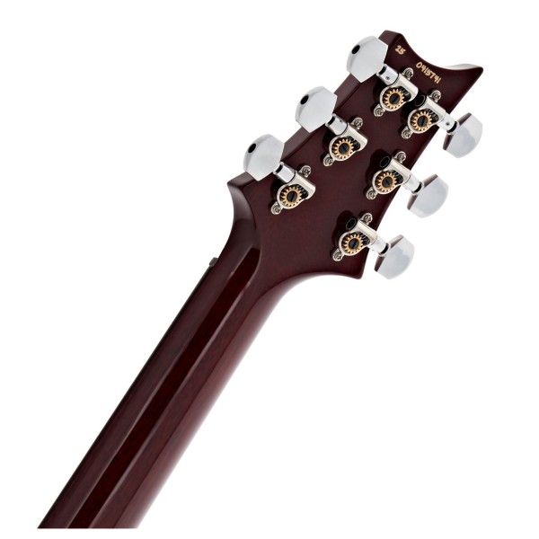PRS Tremonti Trem, Charcoal Purple Burst, Natural Binding #0415741 - back of headstock