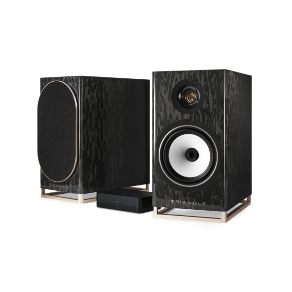 Triangle Capella Wi-Fi and Bluetooth Speaker System, Black Star - dual 