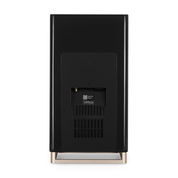 Triangle Capella Wi-Fi and Bluetooth Speaker System, Black Star - rear 