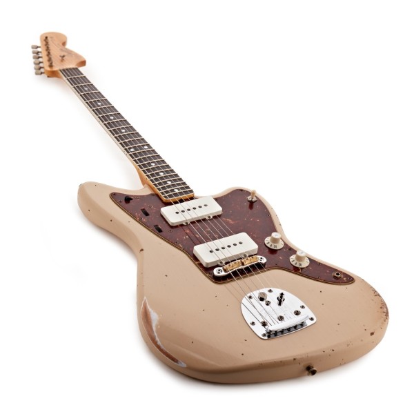 Fender Custom Shop 2026 Collection Time Machine Series '66 Jazzmaster Relic, Desert Sand - angled shot