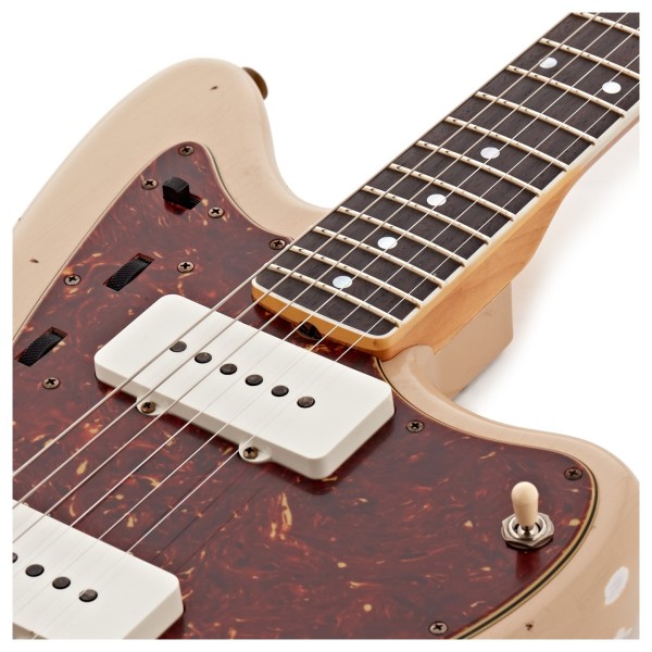 Fender Custom Shop 2026 Collection Time Machine Series '66 Jazzmaster Relic, Desert Sand - upper frets