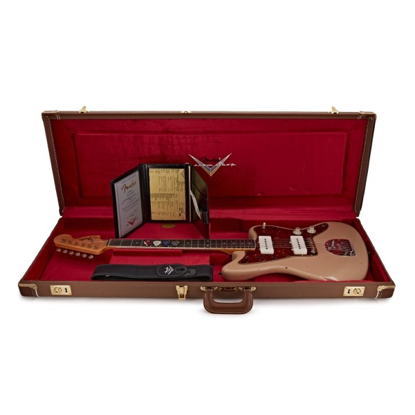 Fender Custom Shop 2026 Collection Time Machine Series '66 Jazzmaster Relic, Desert Sand - guitar in case