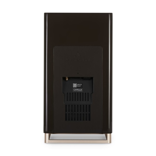 Triangle Capella Wi-Fi and Bluetooth Speaker System, Nebula Brown - rear 