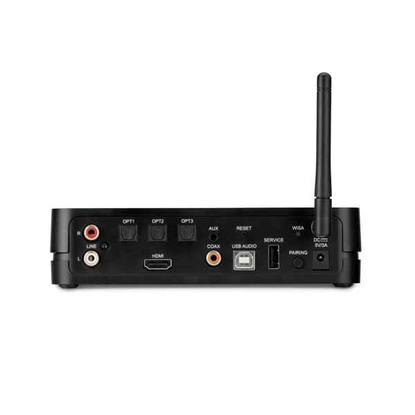 Triangle Capella Wi-Fi and Bluetooth Speaker System, Astral Blue hub rear 