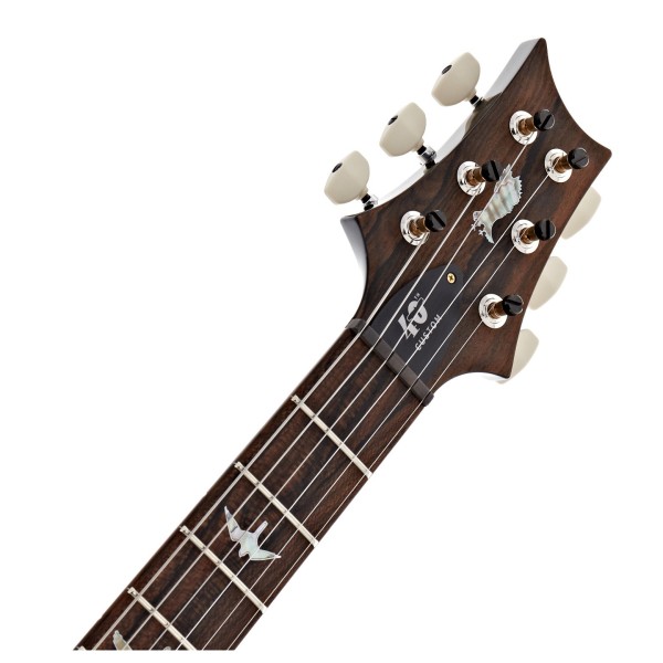 PRS Custom 24-08 Semi-Hollow 10-Top, Charcoal Cherry Burst #0407888 - headstock