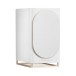 Triangle Capella Wi-Fi and Bluetooth Speaker System, Space White - grille 
