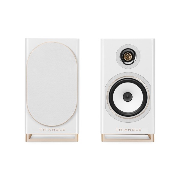 Triangle Capella Wi-Fi and Bluetooth Speaker System, Space White - dual rear 