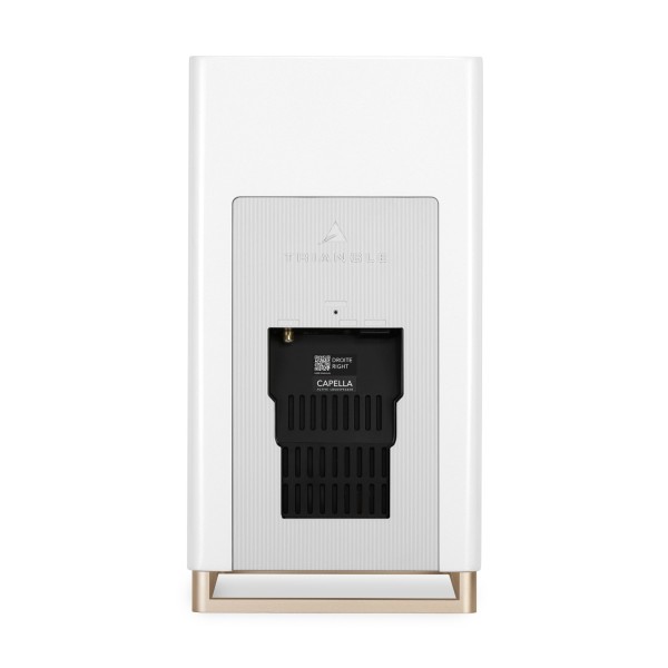 Triangle Capella Wi-Fi and Bluetooth Speaker System, Space White - rear 
