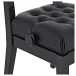 Hydraulic Piano Chair by Gear4music, Gloss Black