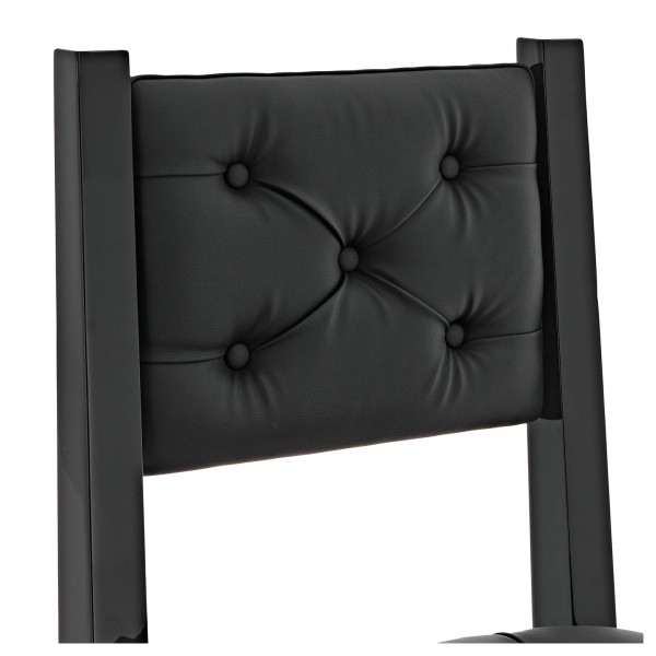 Hydraulic Piano Chair by Gear4music, Gloss Black