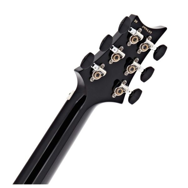 PRS Custom 24 Floyd, Grey Black #0414659 - back of headstock