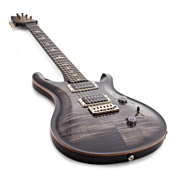PRS Custom 24, Charcoal Burst #0404624 - angled shot
