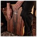 Deluxe String Cajon by Gear4music, Heritage Ebony