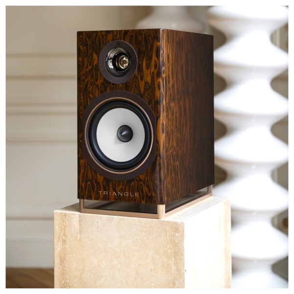 Triangle Capella Wi-Fi and Bluetooth Speaker System, Nebula Brown - lifestyle 