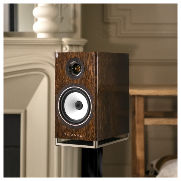 Triangle Capella Wi-Fi and Bluetooth Speaker System, Nebula Brown - lifestyle 2