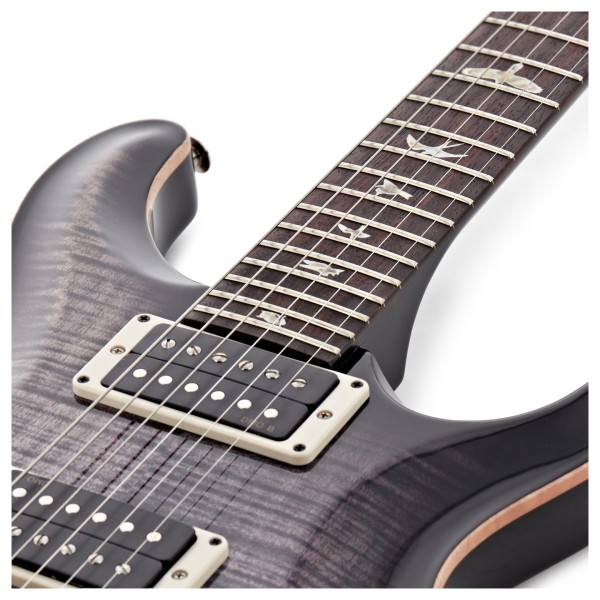 PRS Custom 24 Piezo, Purple Mist #0410527 - upper frets