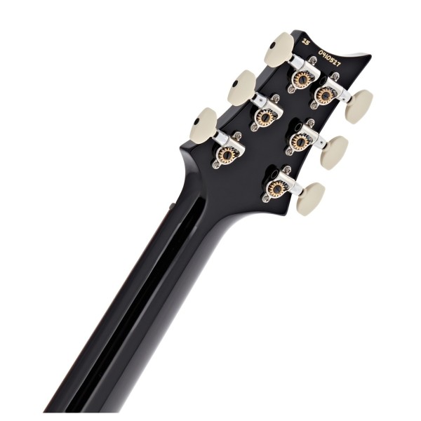 PRS Custom 24 Piezo, Purple Mist #0410527 - back of headstock
