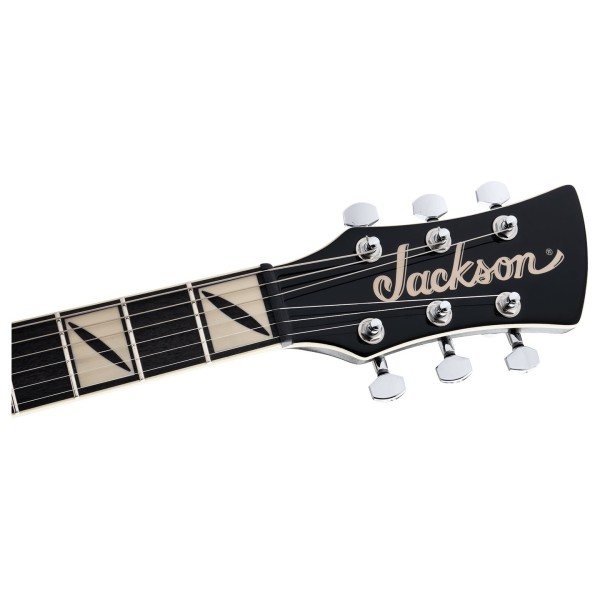 Jackson Pro Series Signature Lee Malia LM-87, Open Pore Black headstock 