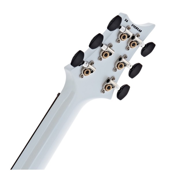 PRS Custom 24 Piezo, River Blue Pearl #0425263 - back of headstock