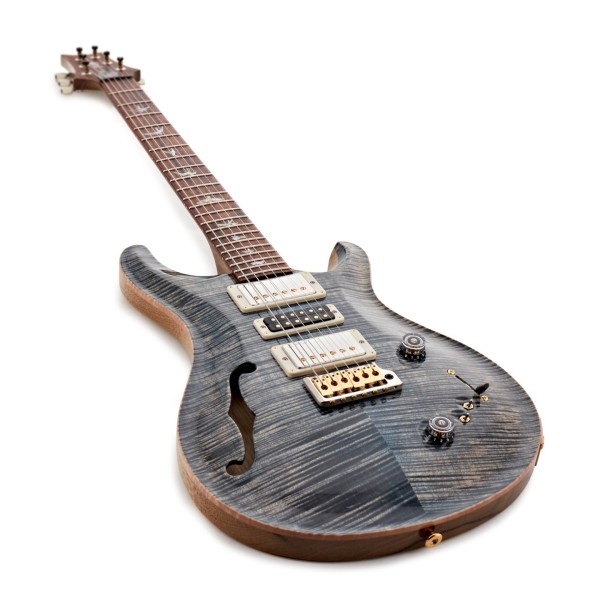 PRS Special Semi-Hollow 40th Anniversary Artist Top, Faded Whale Blue #0417422 - angled shot