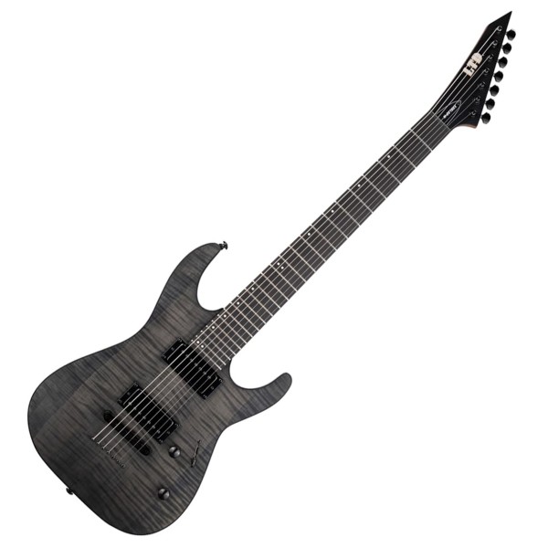 ESP LTD M-207B DX, See Thru Black Satin