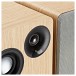 AVCOM 3-Way Active Bookshelf Speaker Pair, Oak