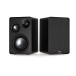 AVCOM 3-Way Active Bookshelf Speaker Pair, Charcoal Black