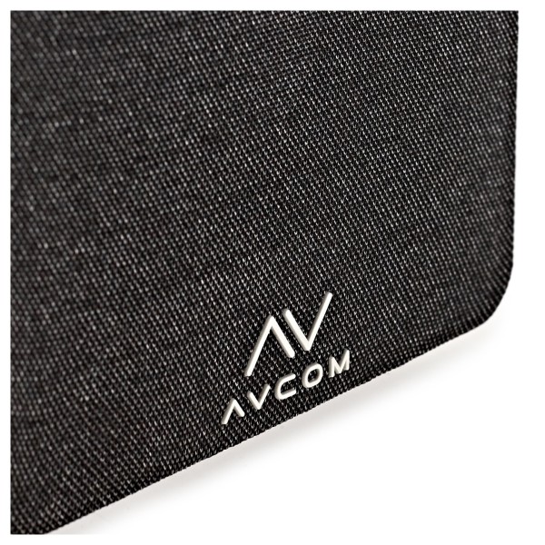 AVCOM 3-Way Active Bookshelf Speaker Pair, Charcoal Black