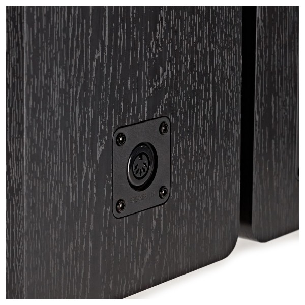 AVCOM 3-Way Active Bookshelf Speaker Pair, Charcoal Black