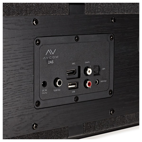 AVCOM 2.0 Active Speaker with HDMI ARC, Charcoal Black