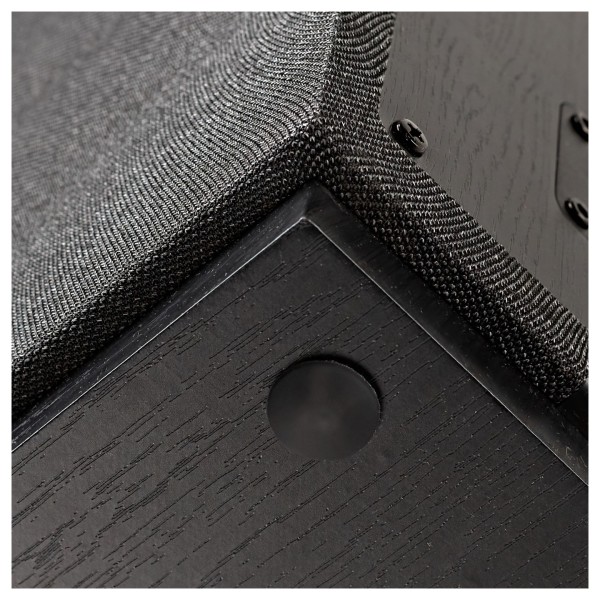 AVCOM 4" Active Bookshelf Speaker Pair, Charcoal Black