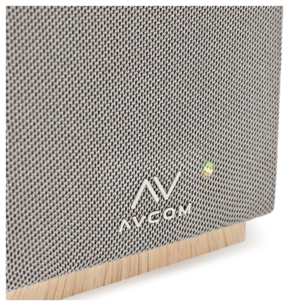 AVCOM 4" Active Bookshelf Speaker Pair, Oak