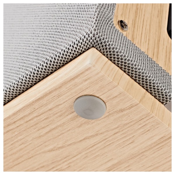AVCOM 4" Active Bookshelf Speaker Pair, Oak