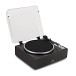 AVCOM All in One Bluetooth Turntable, Charcoal Black