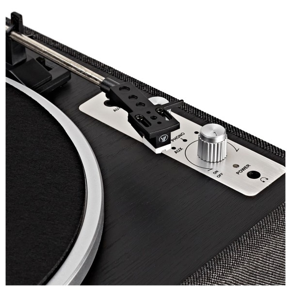 AVCOM All-in-One Bluetooth Turntable, Charcoal Black