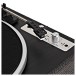 AVCOM All-in-One Bluetooth Turntable, Charcoal Black