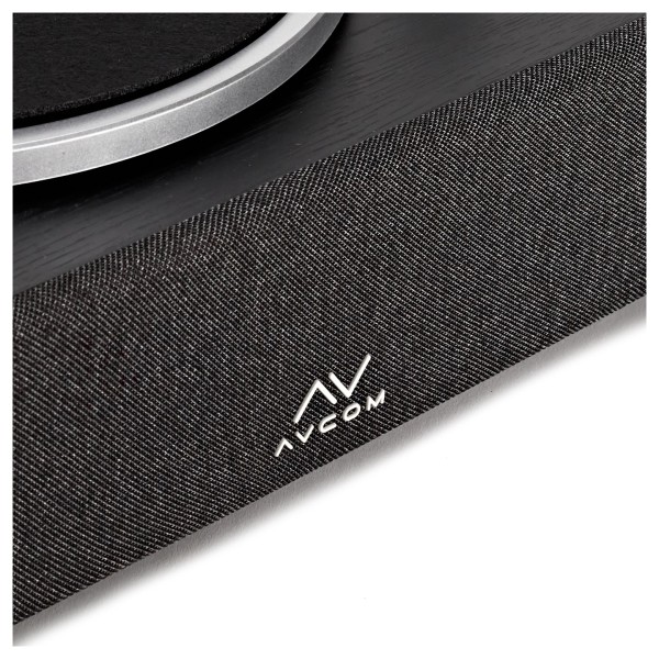 AVCOM All-in-One Bluetooth Turntable, Charcoal Black