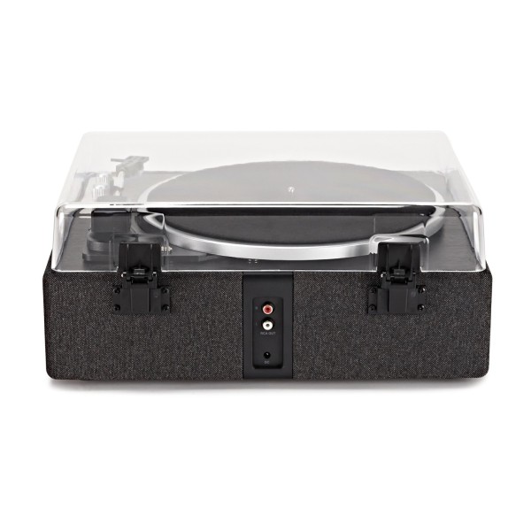 AVCOM All-in-One Bluetooth Turntable, Charcoal Black