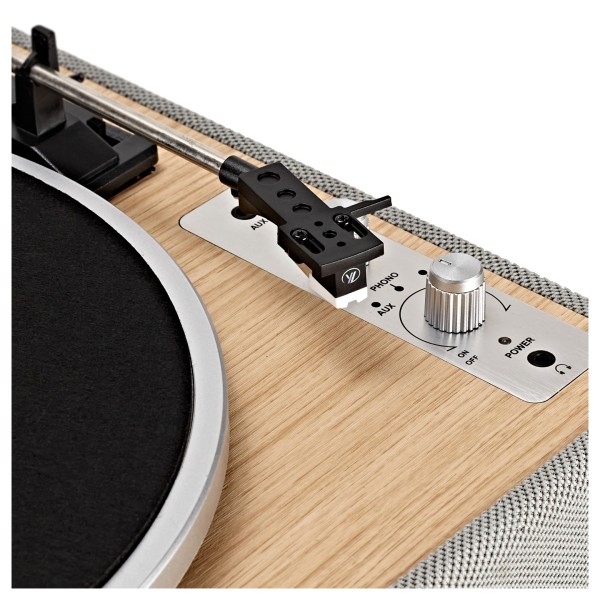 AVCOM All-in-One Bluetooth Turntable, Oak