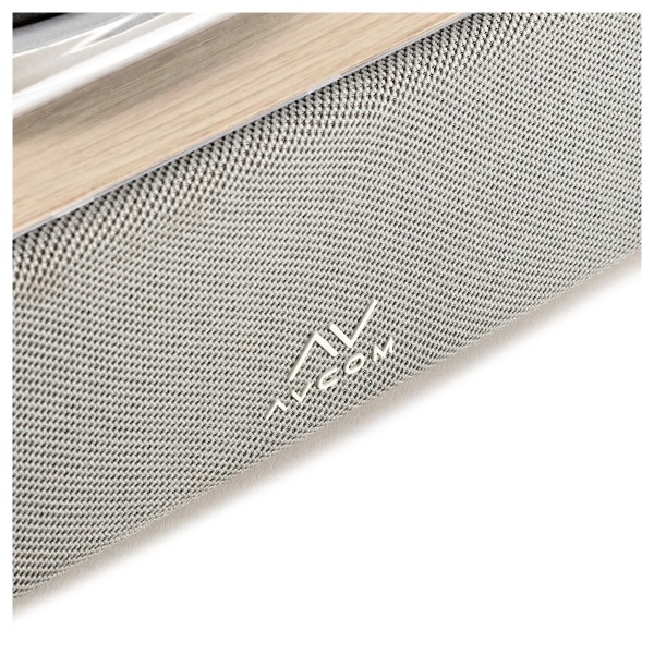 AVCOM All-in-One Bluetooth Turntable, Oak