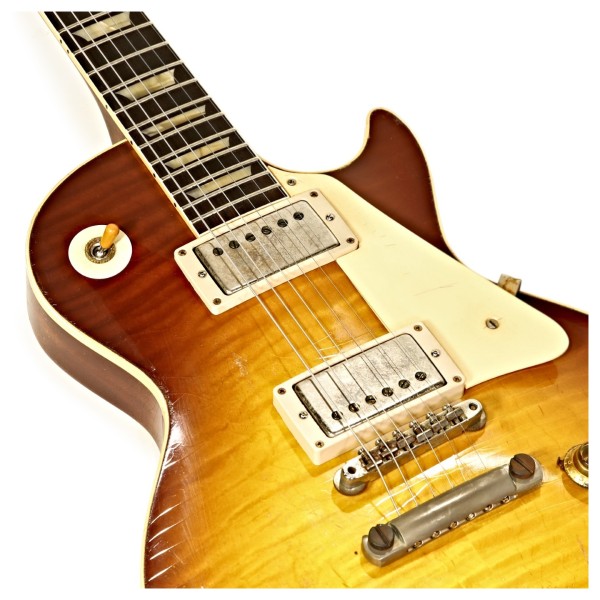 Gibson Custom 1959 Les Paul Standard Reissue Heavy Aged, Slow Iced Tea Fade #951668 - pickups