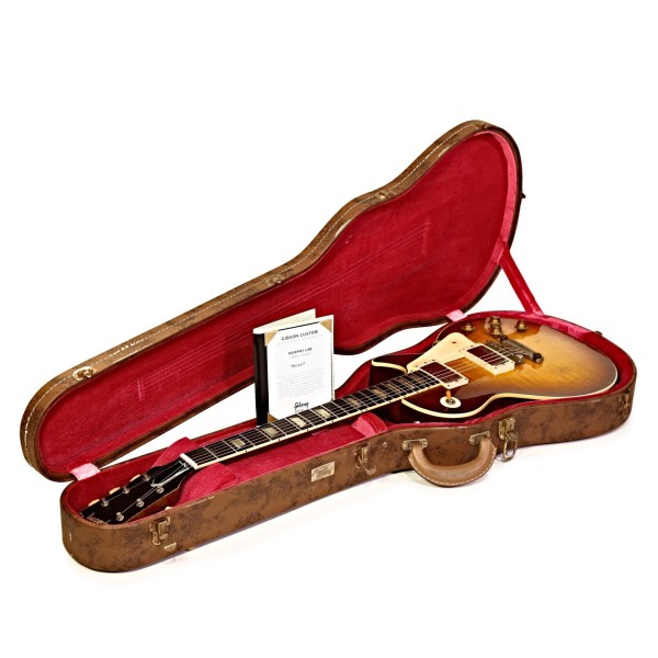 Gibson Custom 1959 Les Paul Standard Reissue Heavy Aged, Slow Iced Tea Fade #951668 - guitar in case