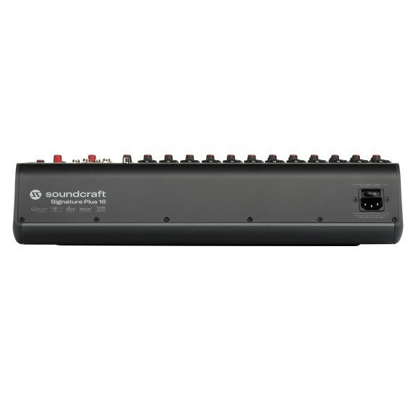 Soundcraft Signature Plus 16 Analog Mixer with Lexicon Effects and USB-C - Rear