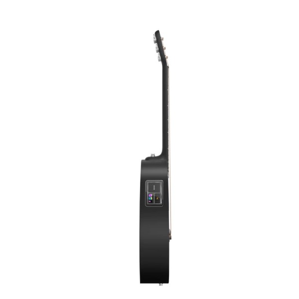 Blue Lava Touch Smart Guitar Midnight Black side 1 