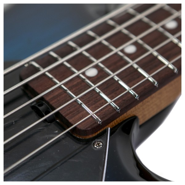 Music Man StingRay Special 5, Pacific Blue Burst - upper frets